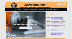 Desktop Screenshot of bnproducts.com